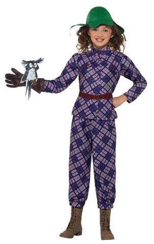 kids awful auntie costume